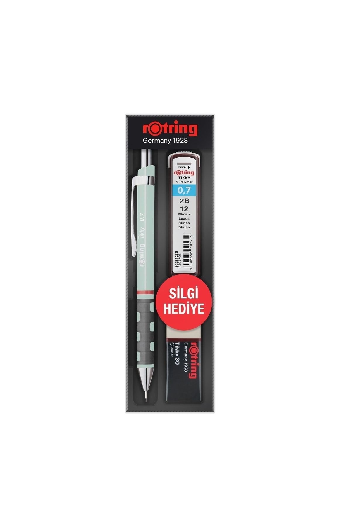 Rotring Okul Seti Tikky Min Silgi 3lü 0.7mm Opal Mavi