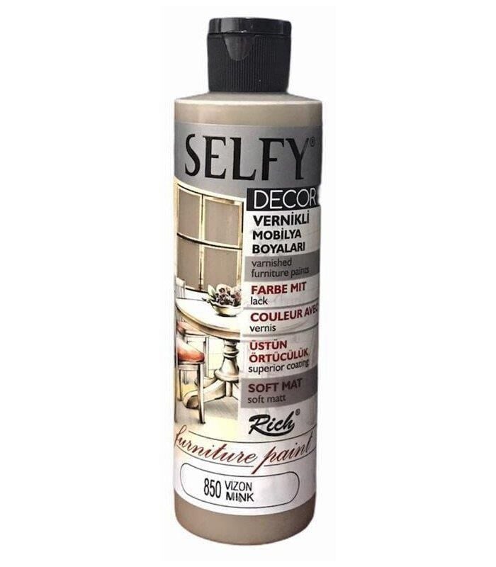 Rich Selfy Decor Vernikli Boya 240 Cc Vizon