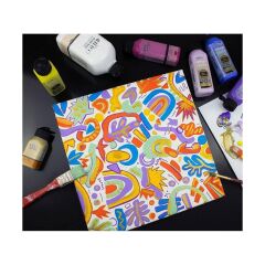 Artdeco Akrilik Boya 6x75ml Metalik Renkler