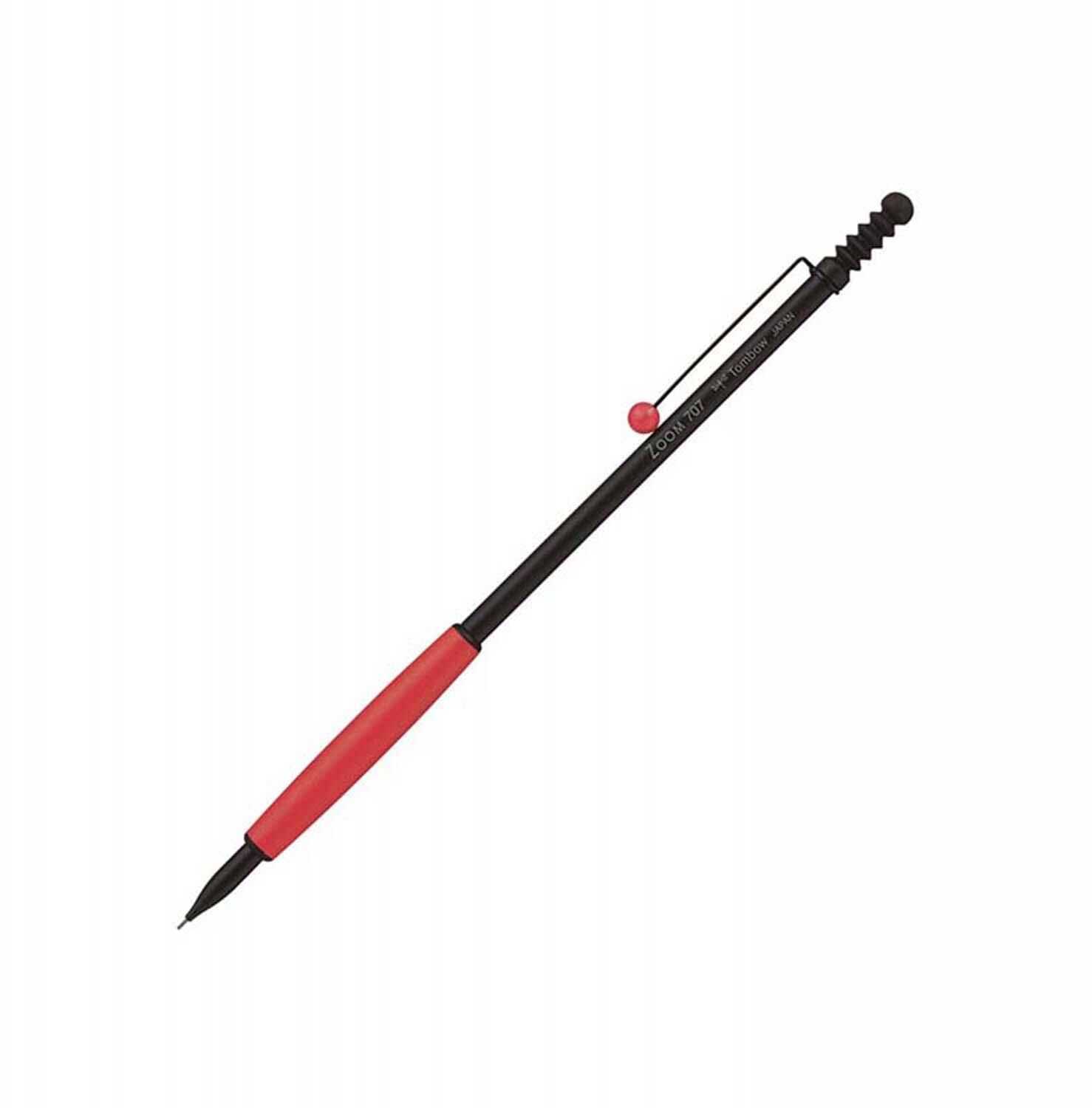 Tombow Zoom 707 M.Pencıl 0.5Mm W.Case Black Red