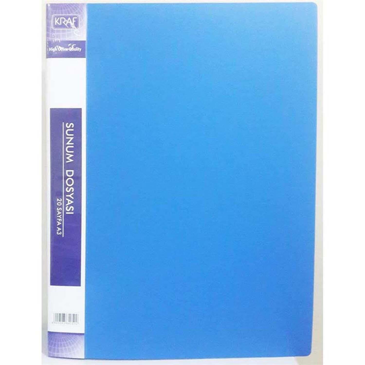 Kraf Sunum Dosyası 20Li F20Ak Mavi