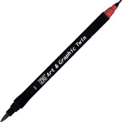 Zıg Brush Pen 023 Wine Red