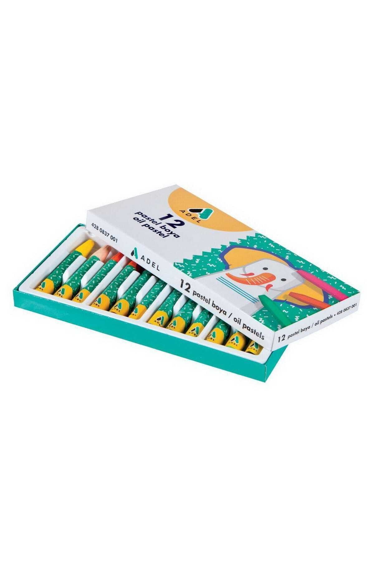 Adel Pastel Boya 12 Renk Karton Kutu