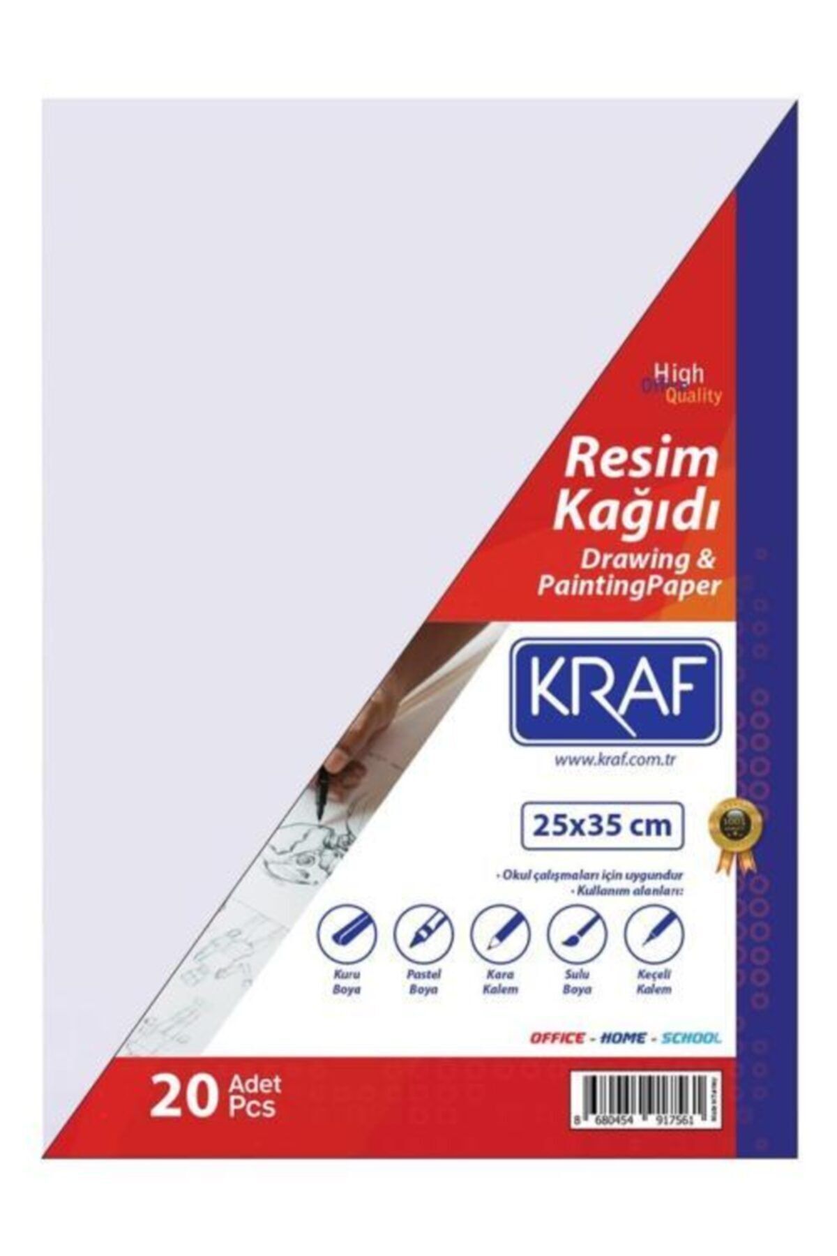 Kraf Resim Kağıdı 25X35 20li