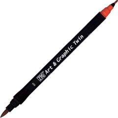 Zıg Brush Pen 029 Carmine Red