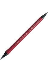 Zig Kuretake Nihon-Date Kabura Fudepen Çift Uçlu Brushpen Siyah