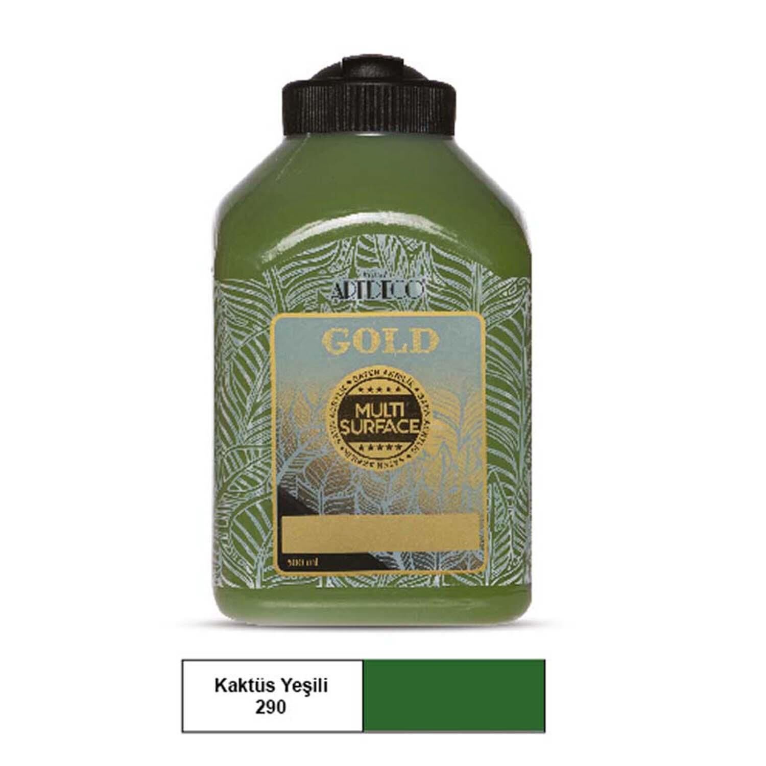 Akrılık Boya Gold 500 Ml Kaktus Yesılı Artde