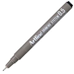 05 Çizim Kalem Siyah Artline Ek-235