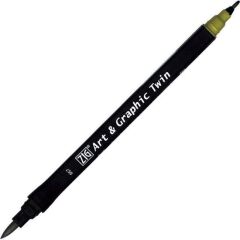 Zıg Brush Pen 057 Olive Green