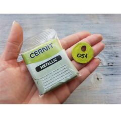 Cernit Metallic Polimer Kil 56g Green Gold 56051