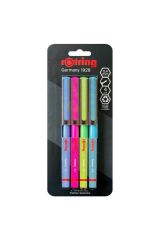 Rotring Liner Keçe Uçlu Kalem 4lü Bls Canlı Renk 2166331