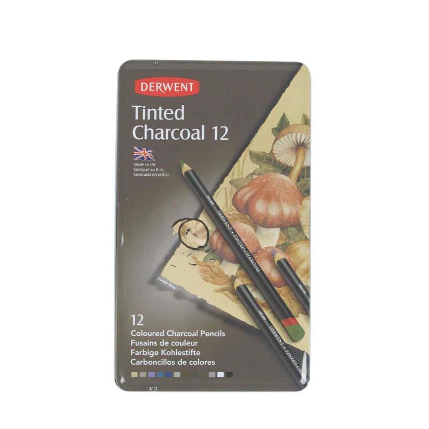 Derwent 12 Li Tinted Charcoal