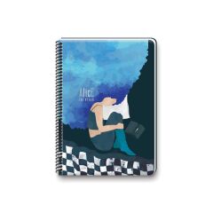Keskin A5 80 Yp.Çiz.Spr.Sert Kap.Alice Defter