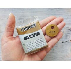 Cernit Metallic Polimer Kil 56g Antique Bronze 56059