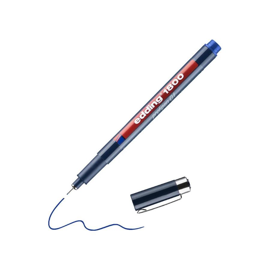 Edding Teknik Çizim Kalemi 0.1Mm Mavi