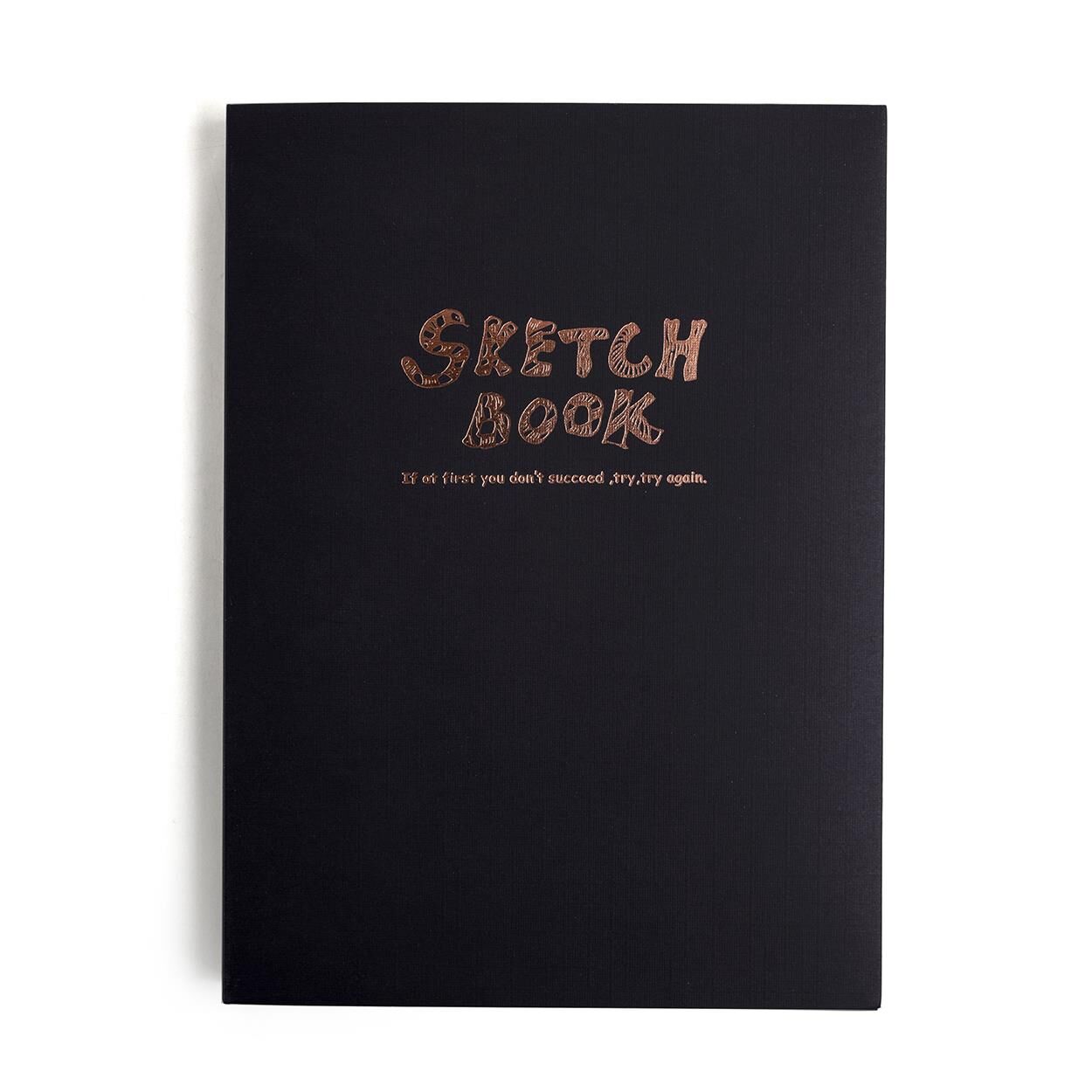 Lutart A4 Sketch Book 120Yp. Dikişli Siyah Karton Kapak