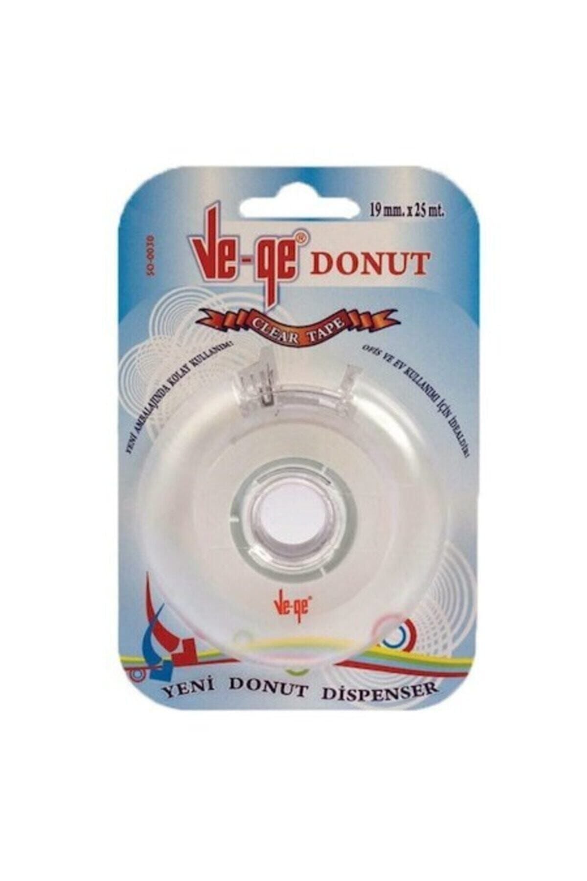 Vege Donut Bant Şeffaf Kesicili 19X25
