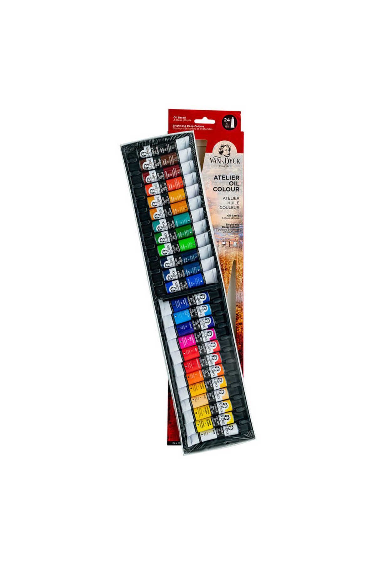 Van Dyck Atelier Tüp Yağlı Boya 12 ml 24 Renk VD384620