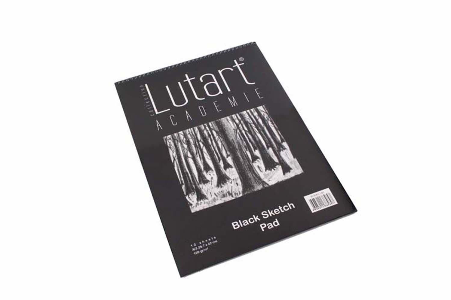 Lutart A3 Siyah Çizim Bloğu 160Gr 12Yp Sfa3