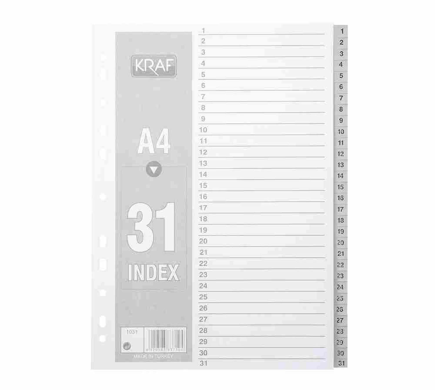Kraf Separatör 1031 1-31 Rakam