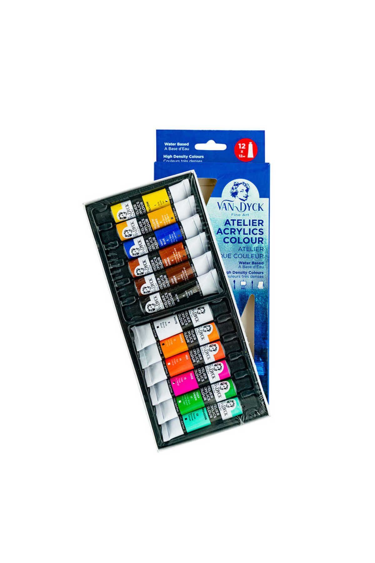 Van Dyck Atelier Akrilik Boya Seti 12ml 12li VD-384400