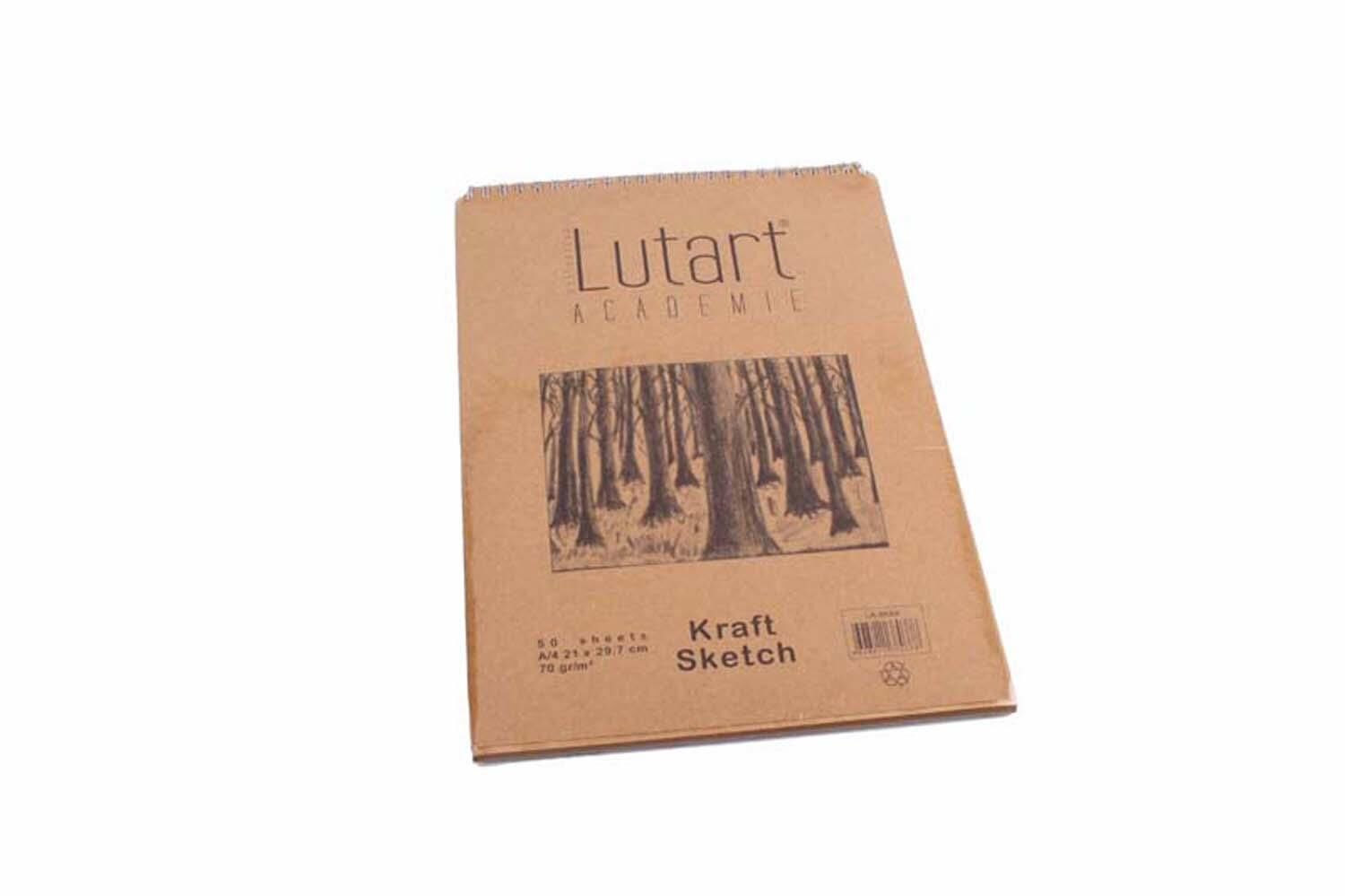 Lutart La-Ska3 Kraft Çizim Bloğu 70Gr 50 Yp