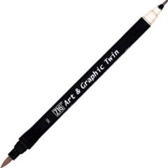 Zıg Brush Pen 087 Gray Brown