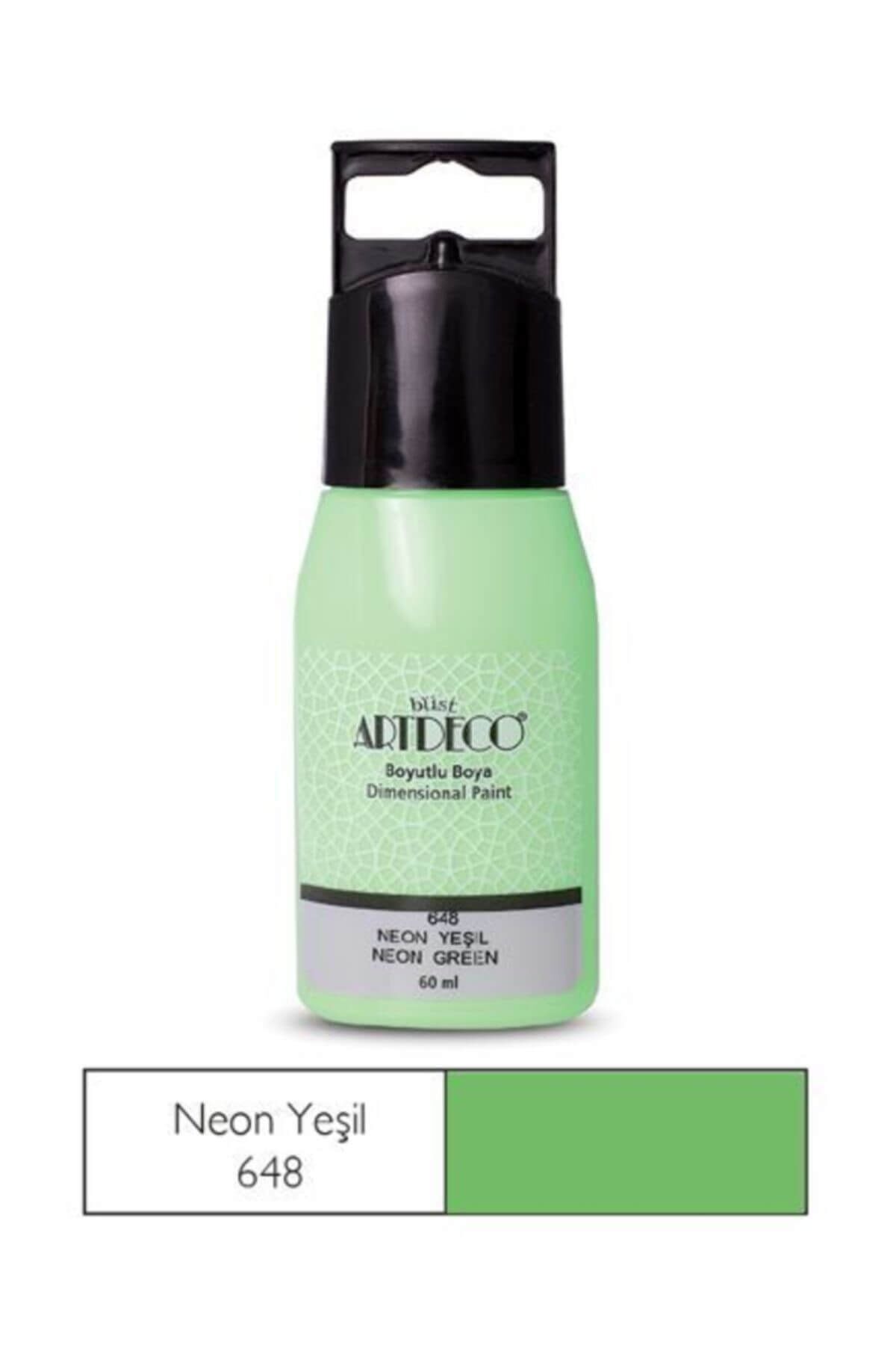 Artdeco Neon Boyutlu Boya 60Ml Yesıl