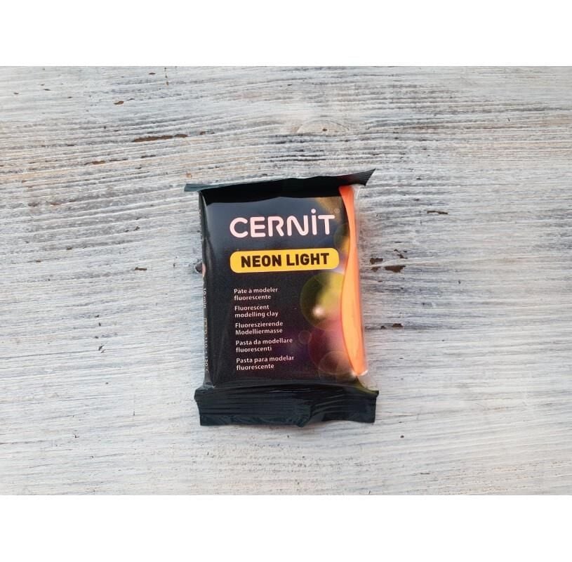 Cernit Neon Light Polimer Kil 56gr Neon Orange 56752