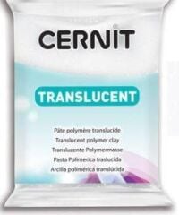 Cernit Translucent Polimer Kil 56gr Glitter White 56010