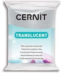 Cernit Translucent Polimer Kil 56gr Glitter Silver 56080