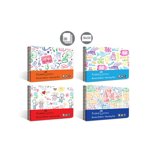 Faber Castell Resim Defteri PP Kpk 35x50