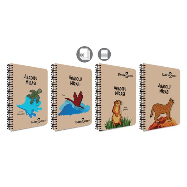 Faber Castell PP Kpk A.Mirası Sprl Defter 80pp Çizgili