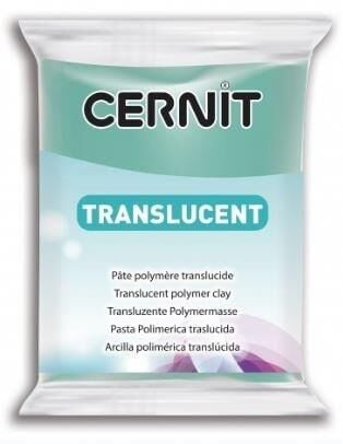 Cernit Translucent Polimer Kil 56g Emerald 56620