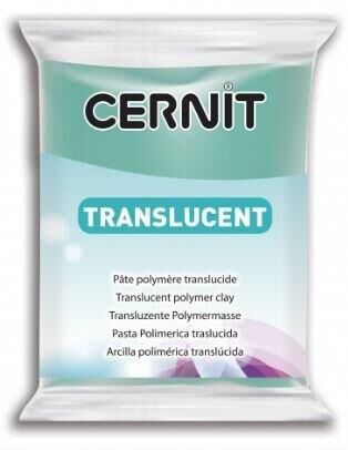 Cernit Translucent Polimer Kil 56g Emerald 56620