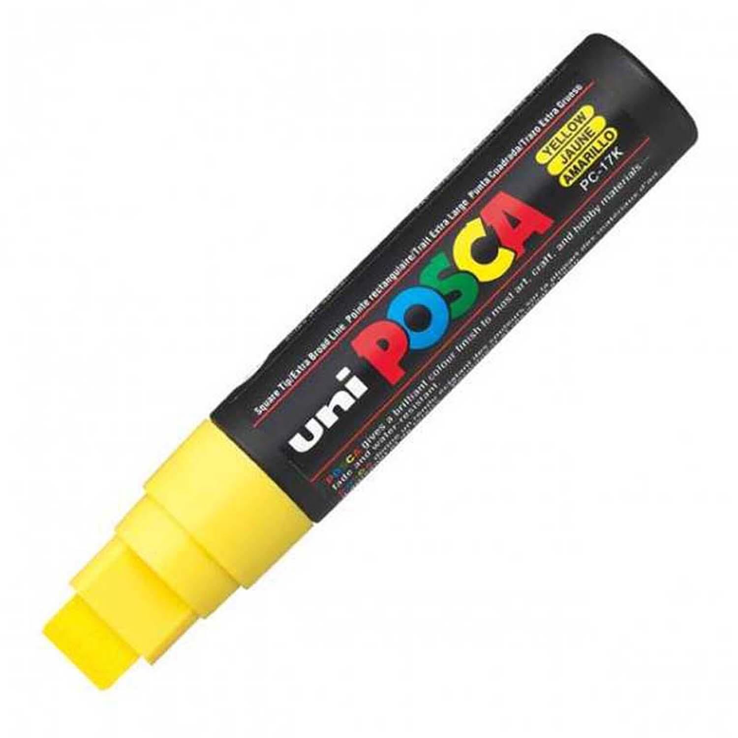 Unı Posca Pc-17K 15.0 Sarı Su Bazlı Markor
