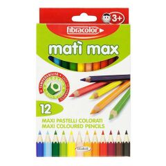 Fıbracolor Matımax 12Lı Kalın Kuruboya