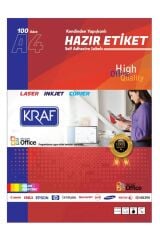 Kraf Laser Etiket 210x297mm Kf-2000