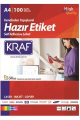 Kraf Laser Etiket 210x297mm Kf-2000