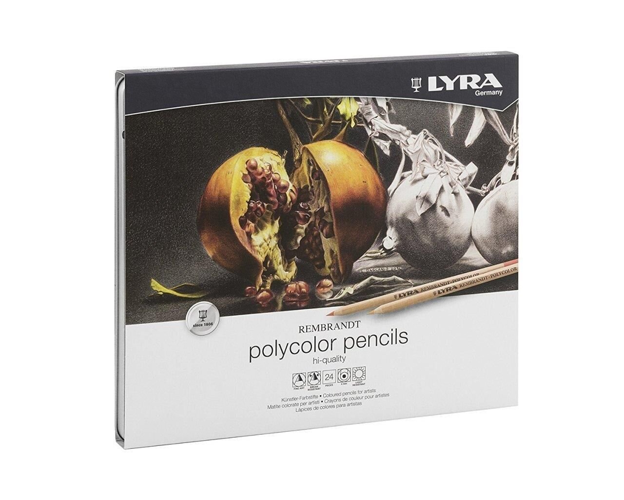 Lyra Rembrandt Polycolor Pencils 24lü Metal Kutu