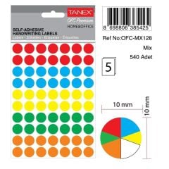 Tanex Color Ofıs Etıketı Ofc-128