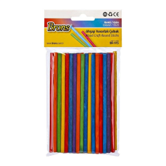 Brons Yuvarlak Cubuk Renkli Kalın