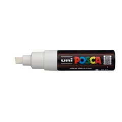 Unı Posca Pc-8K  8.0 Beyaz Su Bazlı Markor