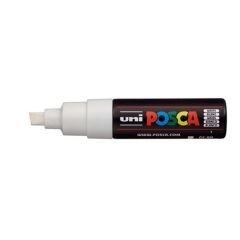 Unı Posca Pc-8K  8.0 Beyaz Su Bazlı Markor