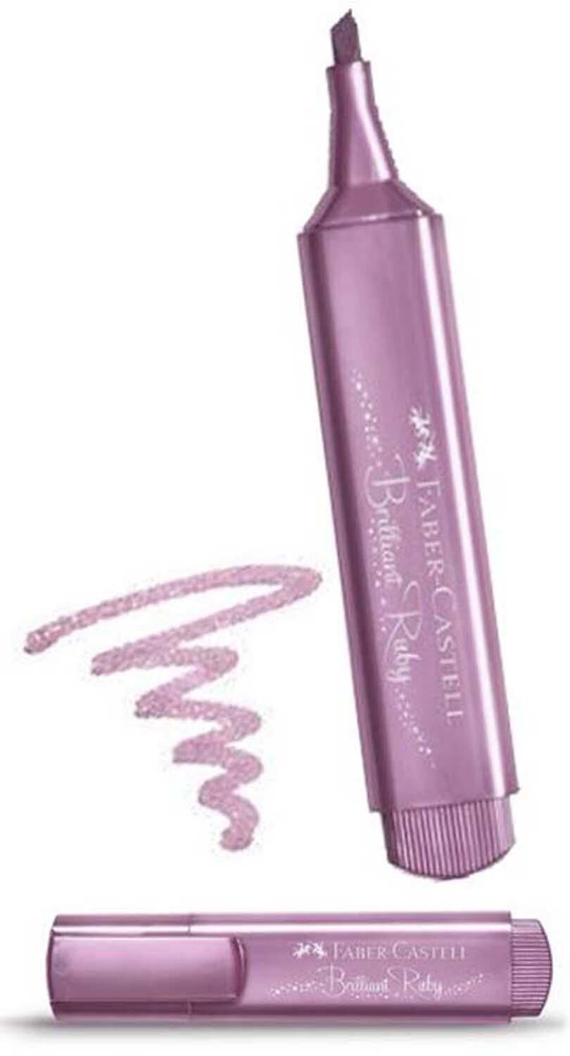 Faber-Castell Fosforlu Kalem 46 Metalik Böğürtlen