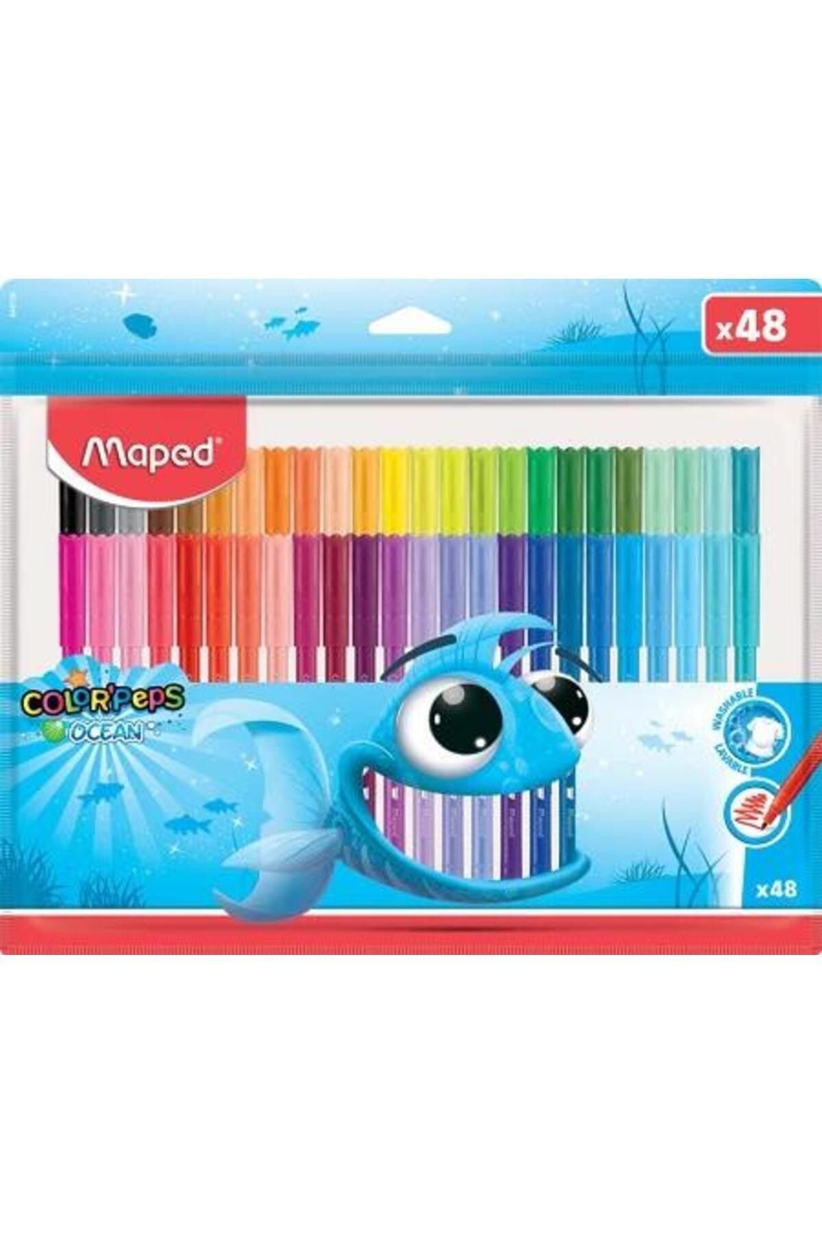 Maped Color Peps Ocean 48li Keçeli Kalem 845726