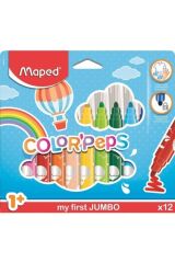 Maped Color Peps 12Lı Felt Tıps Kecelı Kalem