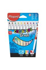 Maped Colorpeps Brush 10lu Keçeli Kalem 848010