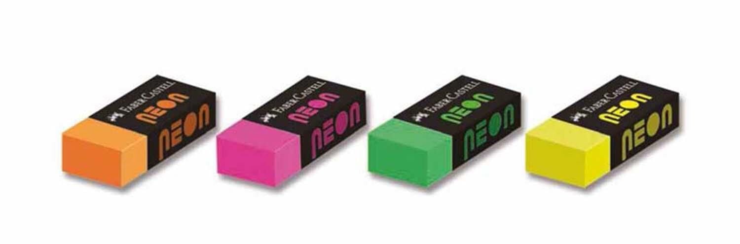 Faber-Castell Silgi 4 Neon Renk Pvc-Free