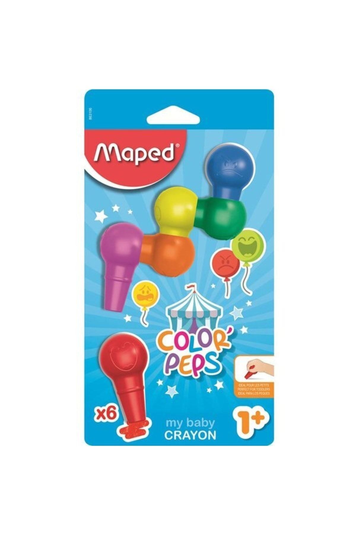 Maped Colorpeps Bebek Crayon 6 Renk